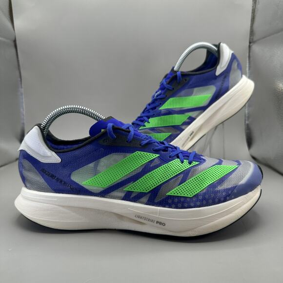 Adidas Adizero Adios Pro 2 Running Shoes Mens Size 8 Blue Lightstrike Pro FY4082